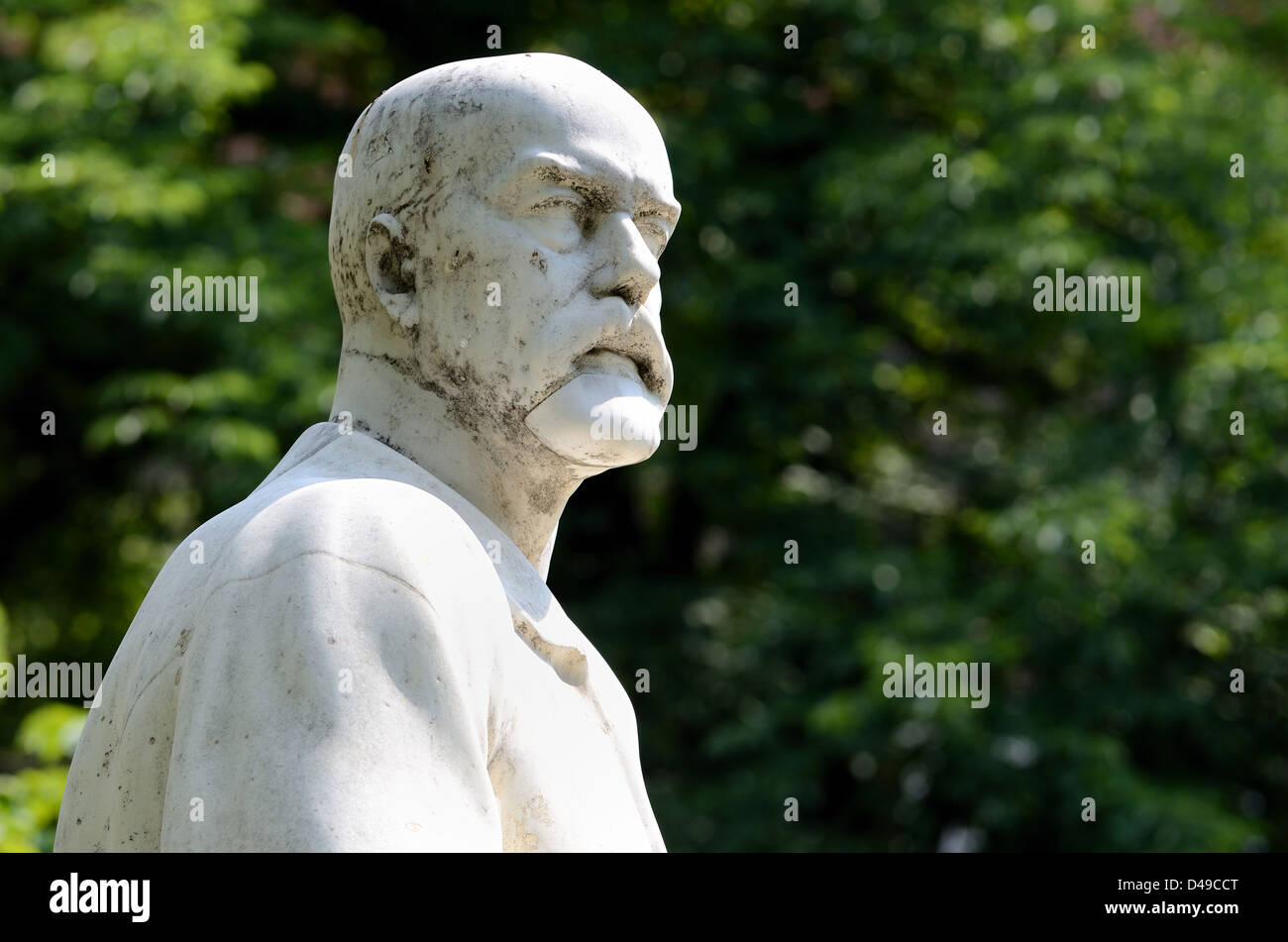 Berlin, Germany, monument of Medicine Nobel Prize winner Robert Koch Stock Photo