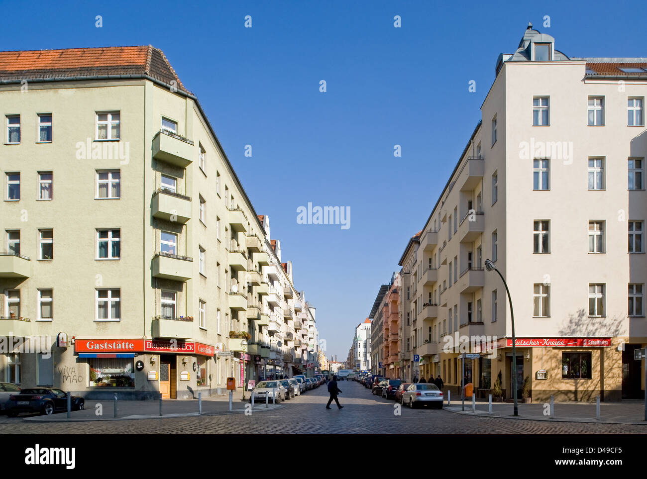 Berlin, Germany, Residential Development in Muellerstrasse Stock Photo