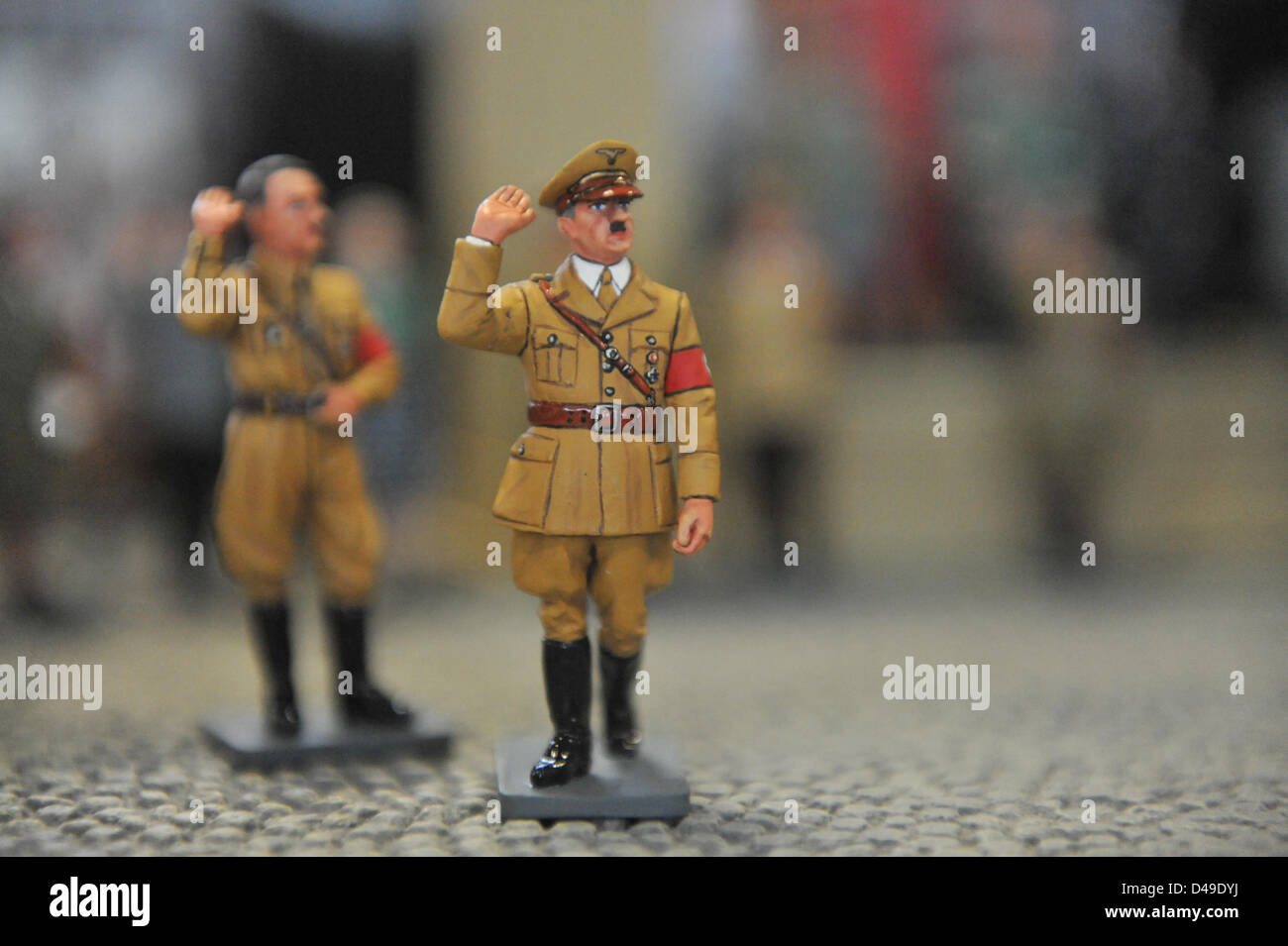Business Design Centre, Islington, London, UK. 9th March 2013. Two Adolf Hitler  figures on sale at the Toy Soldier Show. The London Toy Soldier Show at the  Business Design Centre in Islington,
