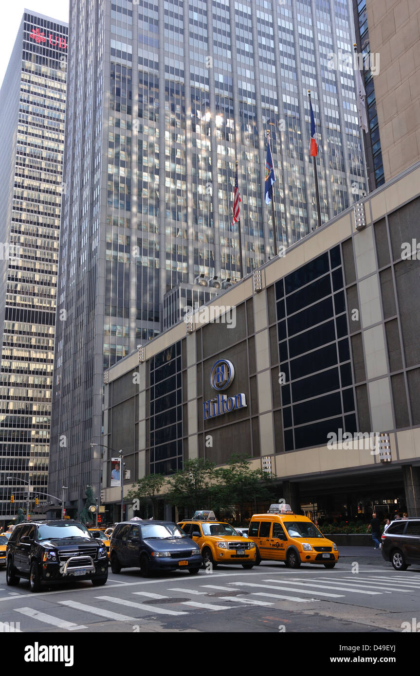 Hilton Hotel, New York City, USA Stock Photo - Alamy