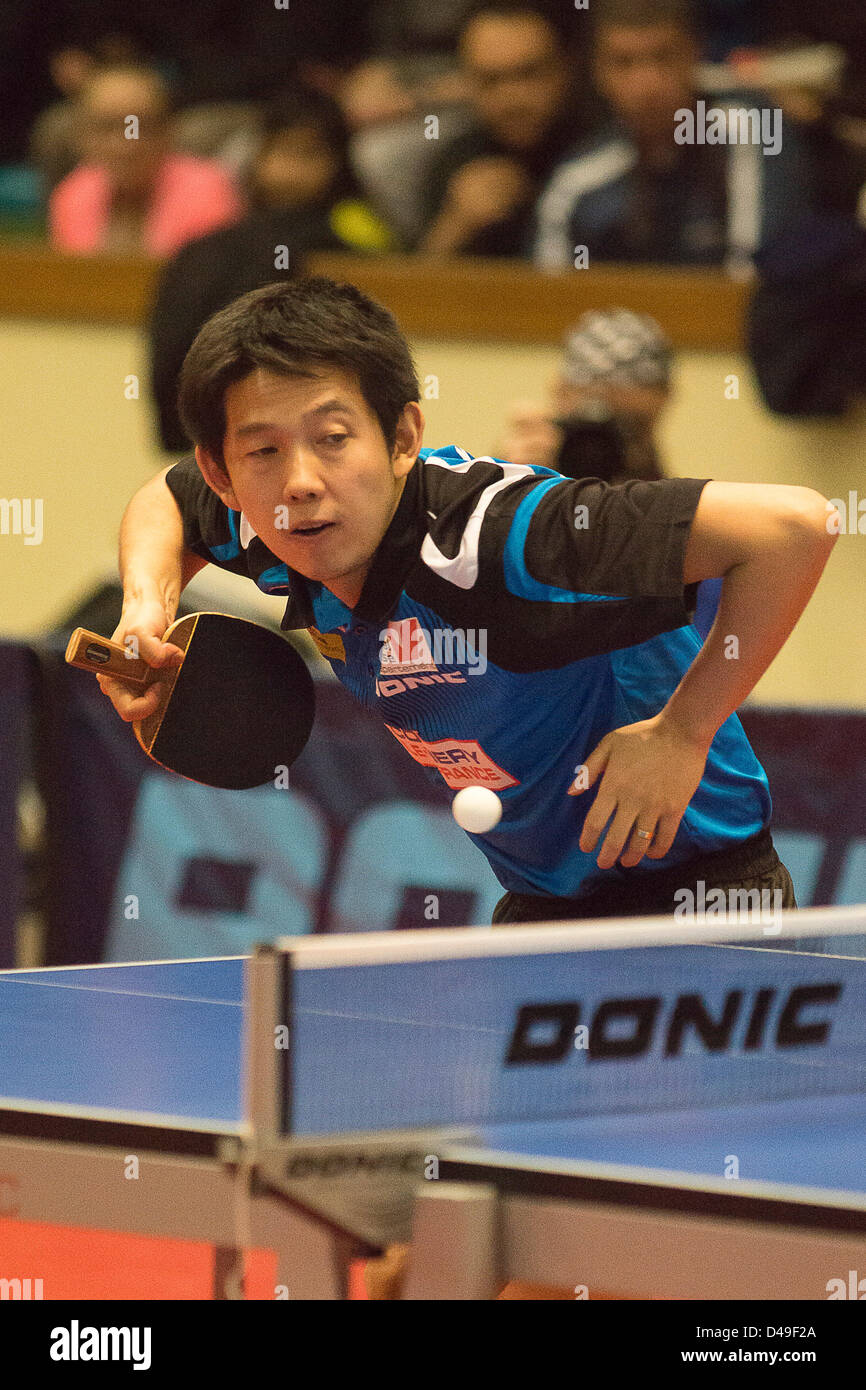 Champions League Table Semi-final Tennis AS Pontoise Cergy Tennis de Table  versus Tennis de table club du Fakel Gazprom Orenbourg Jian Jun Wang (China  Stock Photo - Alamy