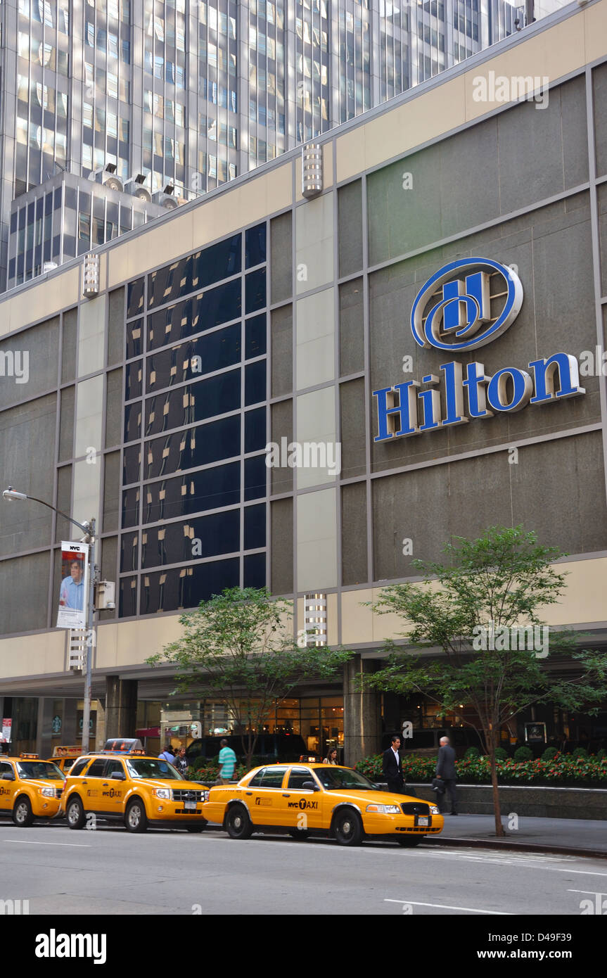 Hilton Hotel, New York City, USA Stock Photo - Alamy