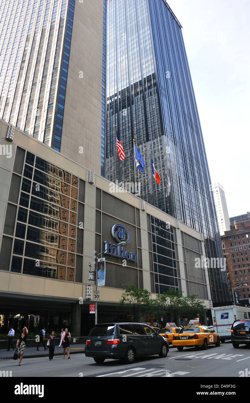 Hilton Hotel, New York City, USA Stock Photo - Alamy