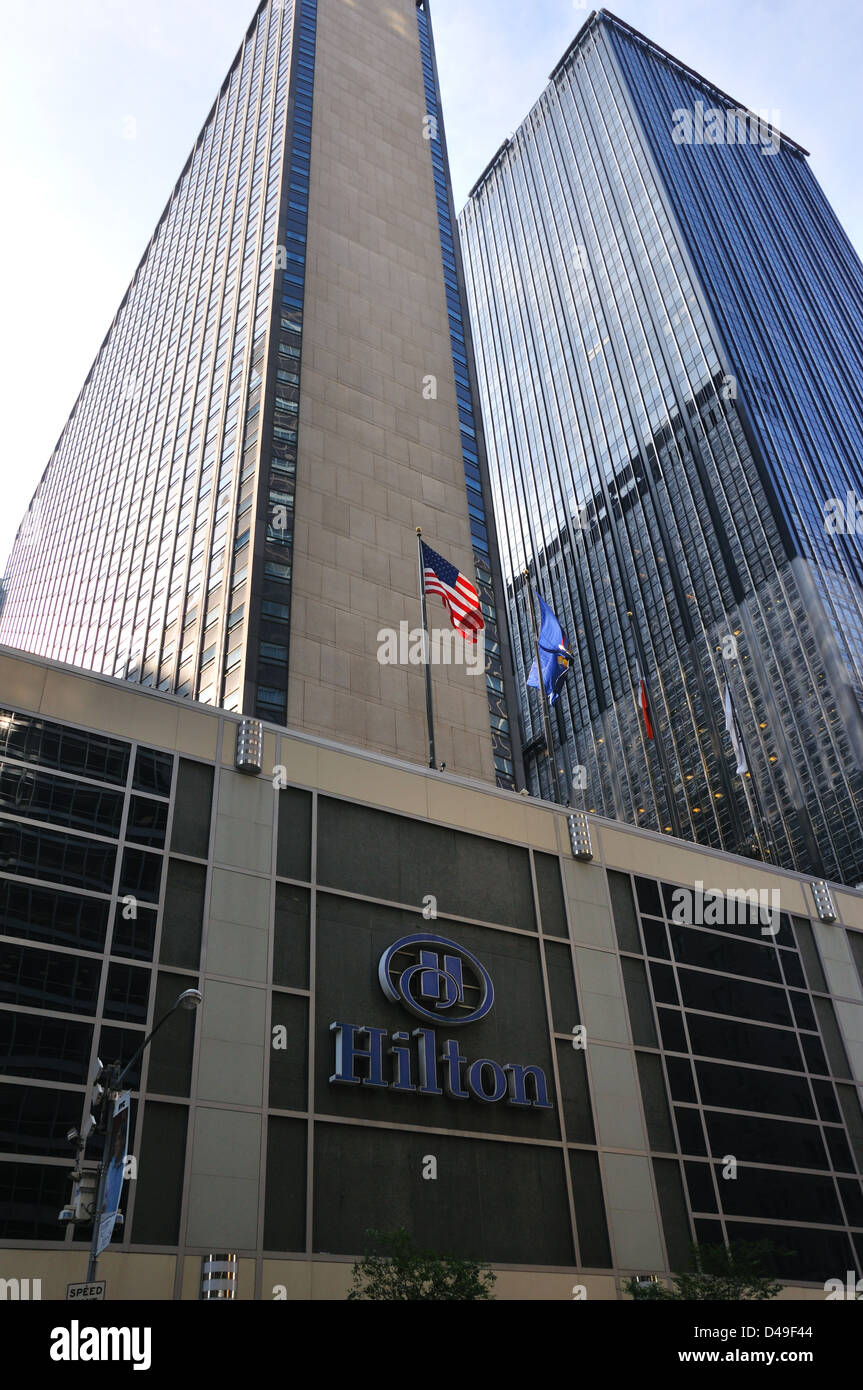 Hilton Hotel, New York City, USA Stock Photo Alamy
