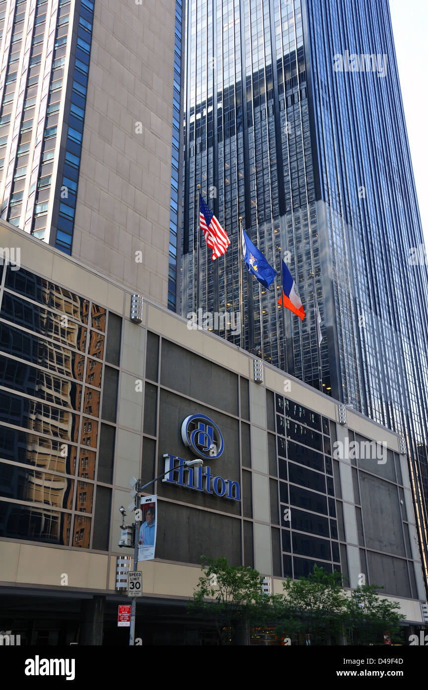 Hilton Hotel, New York City, USA Stock Photo - Alamy
