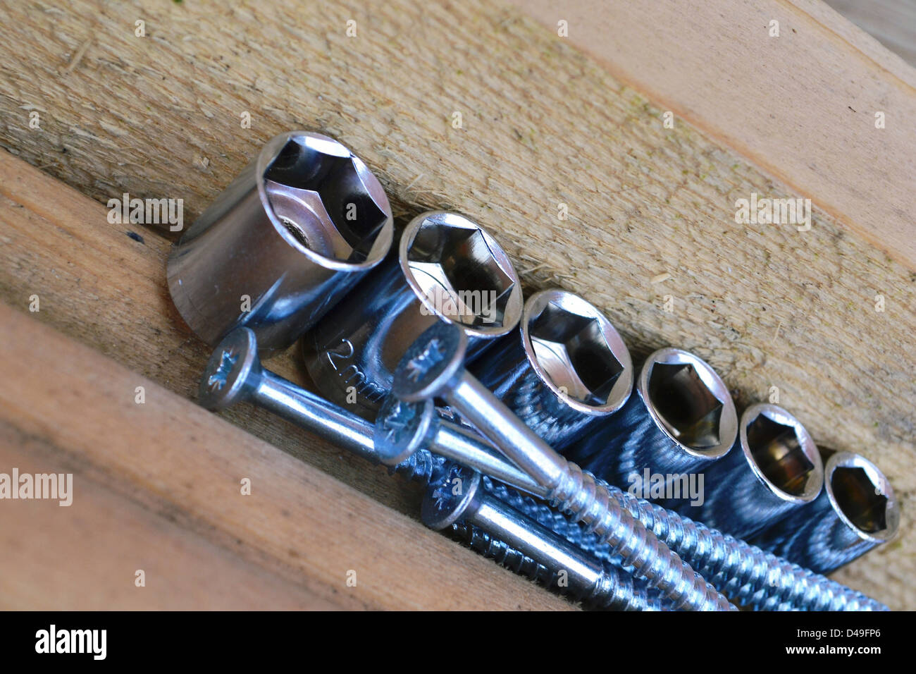 Nut bolts and Screws Stock Photo Alamy