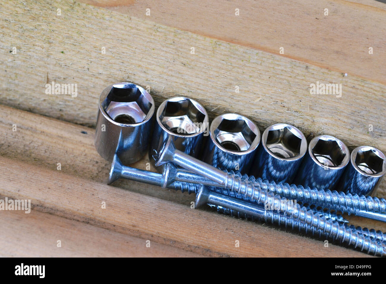 Nut Bolts and Screws Stock Photo Alamy