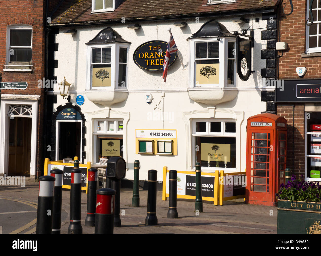Hereford, The Orange Tree Restaurant Stock Photo Alamy