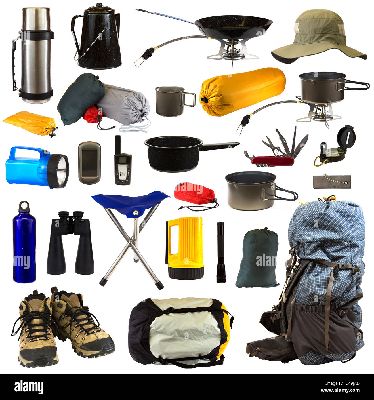 Camping gear isolated hi-res stock photography and images - Alamy