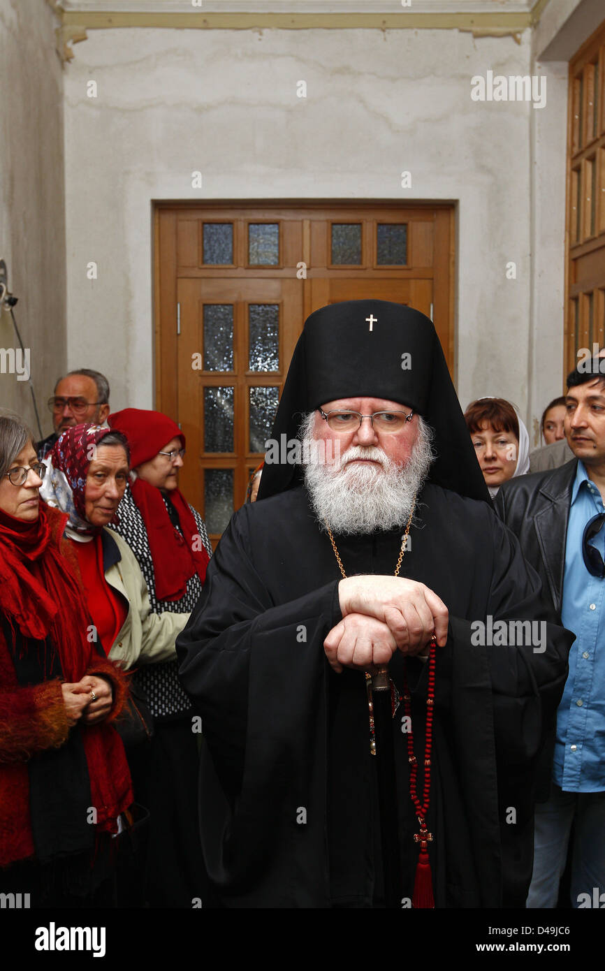 Milmersdorf, Germany, Feofan Galinskij in the Russian Orthodox Monastery of St. George Stock Photo