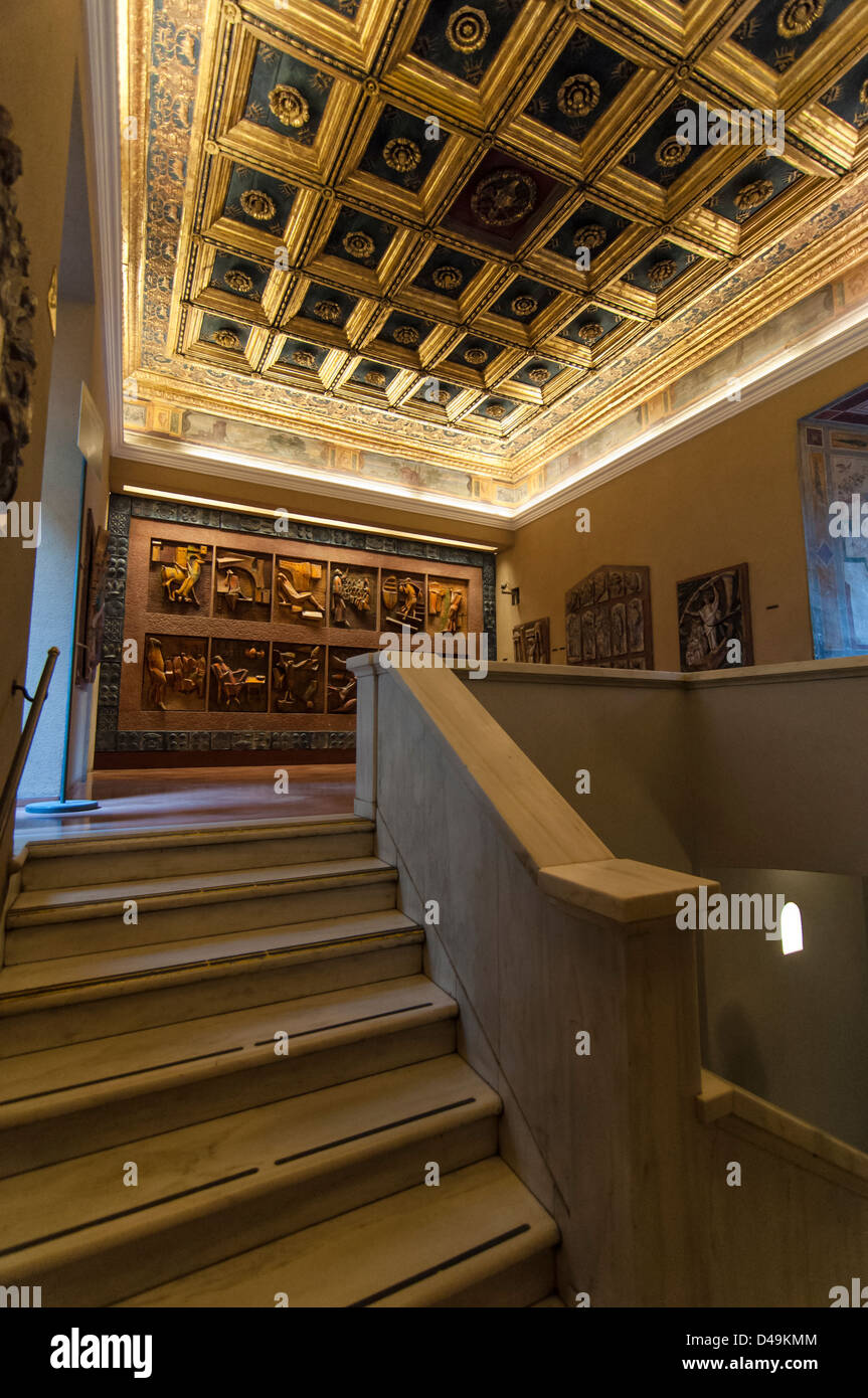 Vatican Museum stairs, Rome, Italy Stock Photo Alamy
