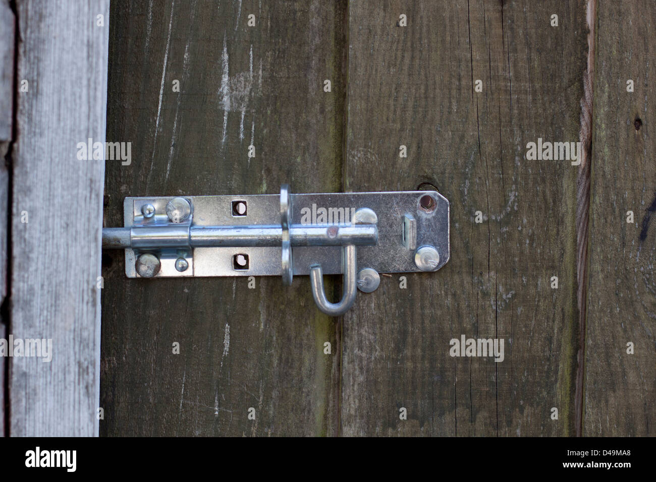 Door lock external Stock Photo