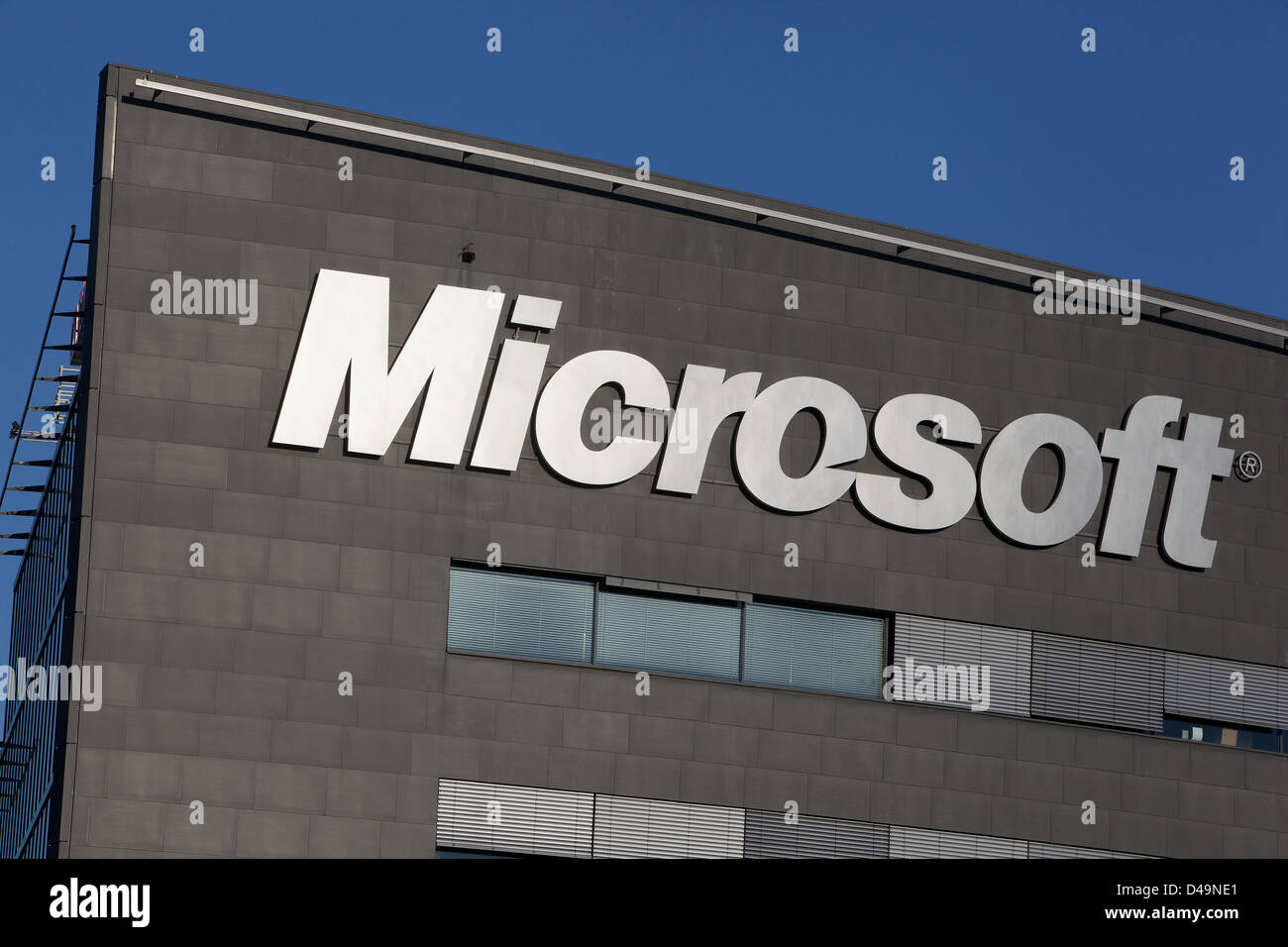 Microsoft logo Czech Republic Stock Photo Alamy