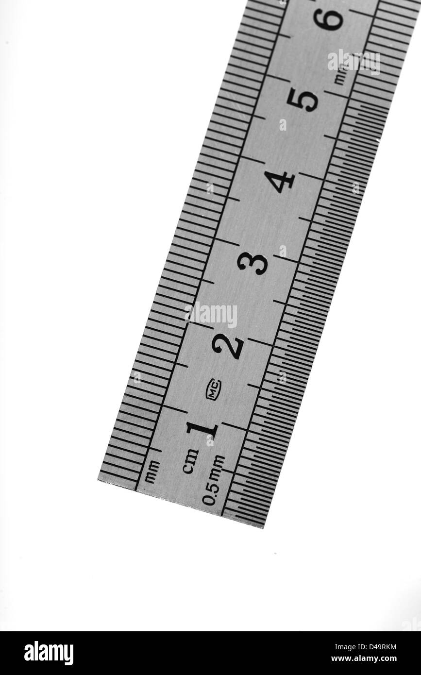 Rulers And Triangle With Inches, Centimeters And Millimeters Scale