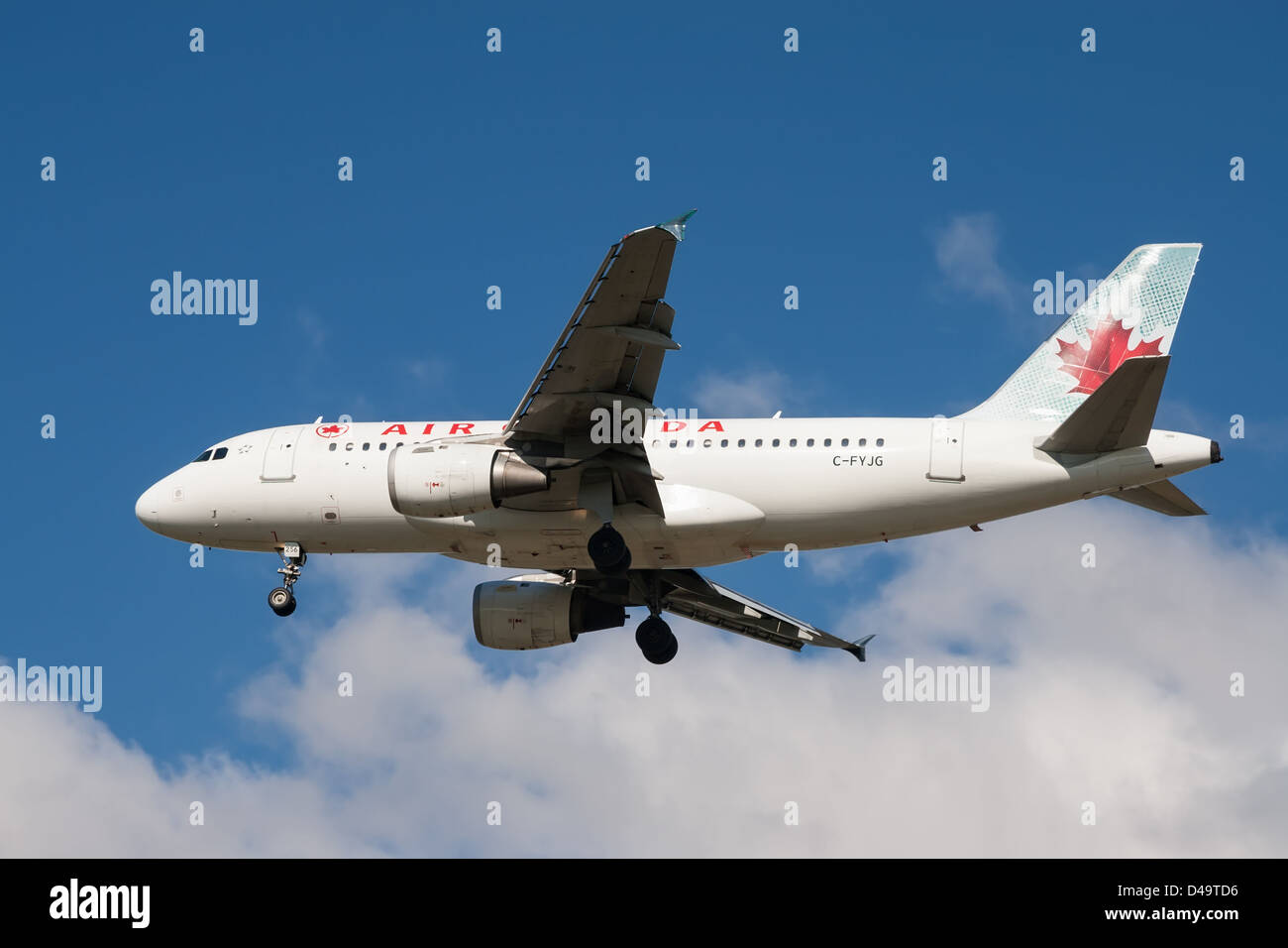 Air Canada airplane ready for landing Stock Photo Alamy