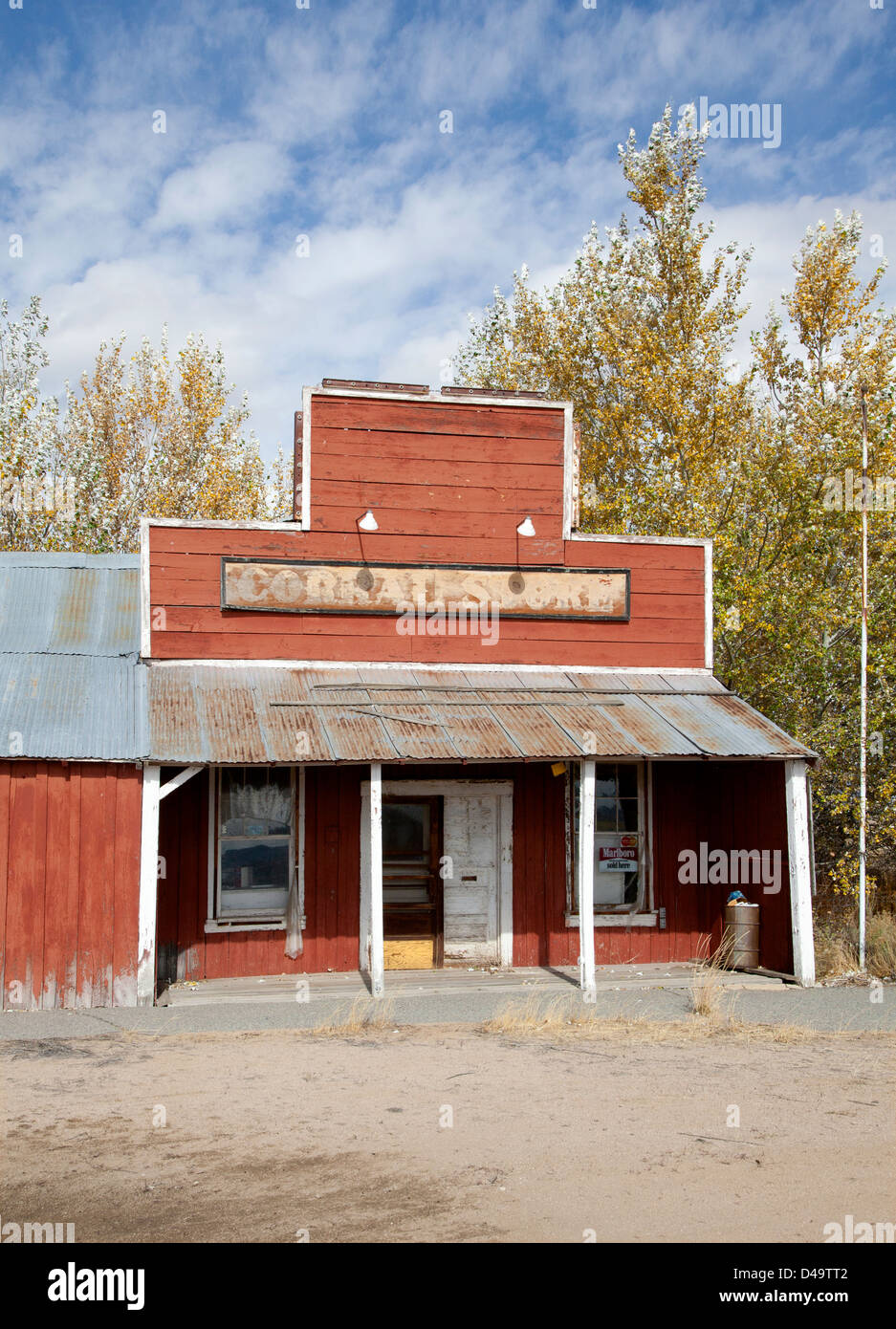 Old General Store in Fairfield, Idaho, 2012 Stock Photo Alamy