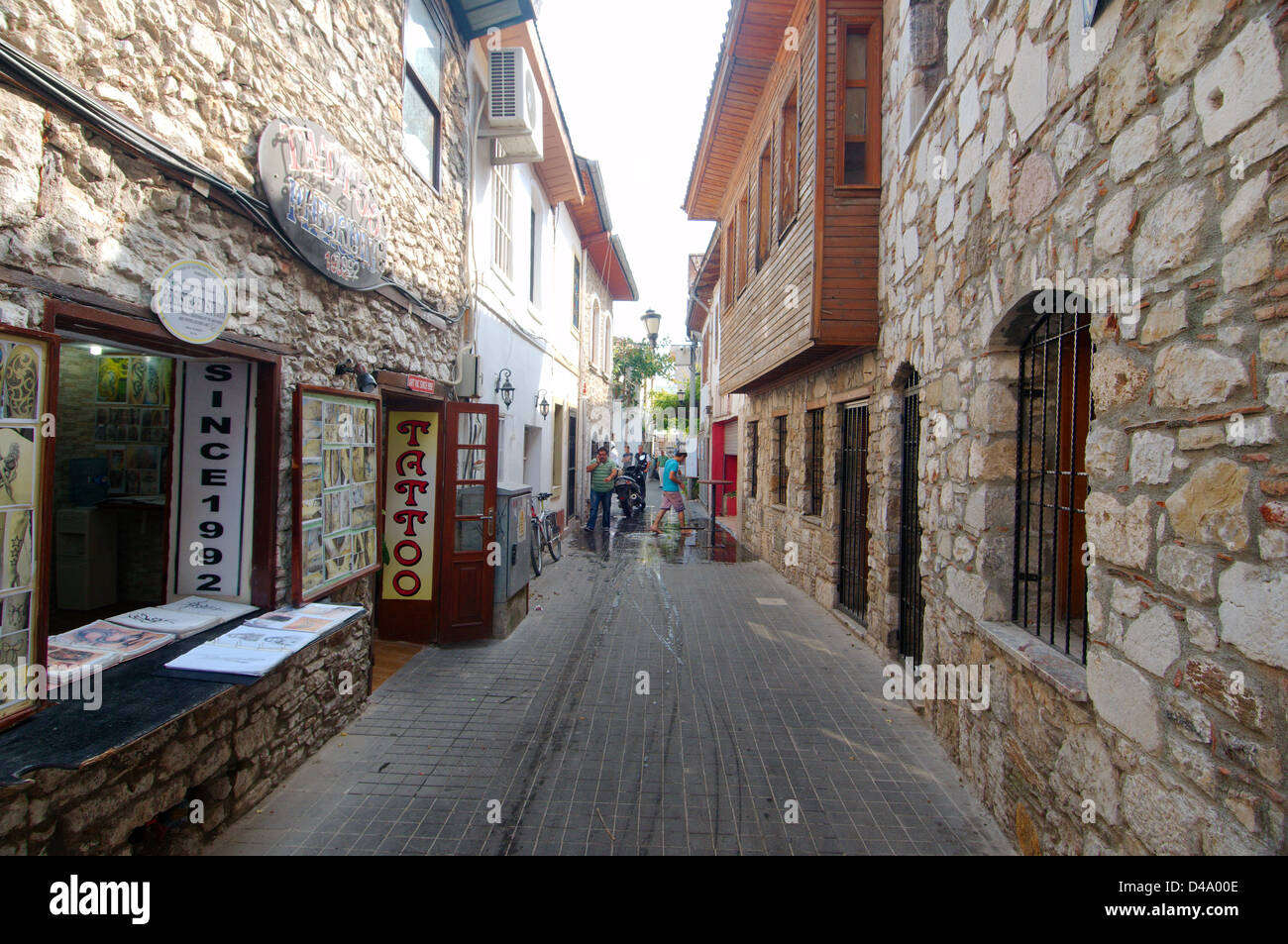 street bars, Marmaris, Muğla Province, Turkey Stock Photo