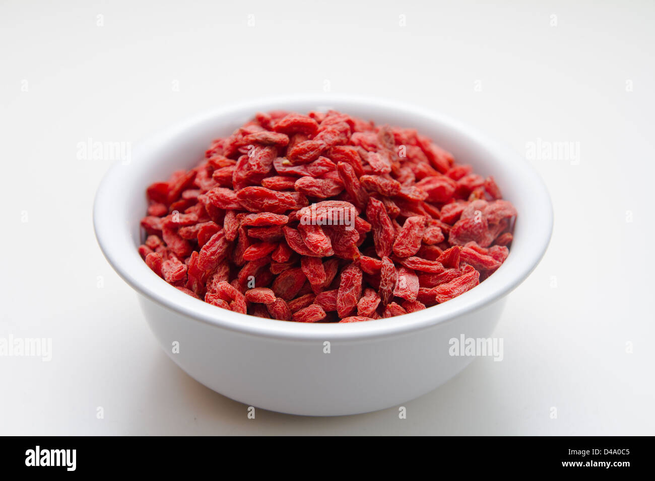 Dried goji berries in a bowl Stock Photo Alamy