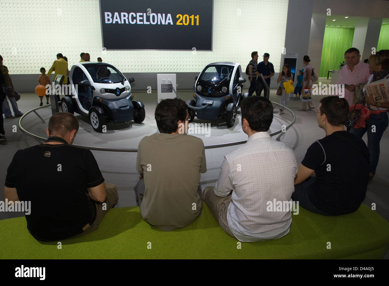 Barcelona, Spain, the International Motor Show in Barcelona Stock Photo