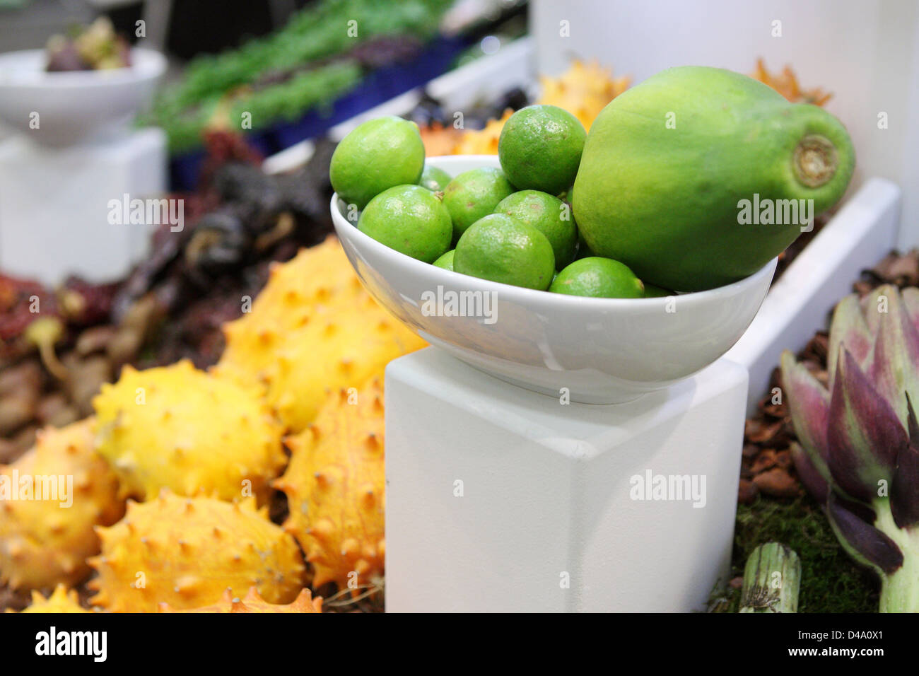 Berlin, Germany, exotic fruits at Fruit Logistica 2011 Stock Photo Alamy