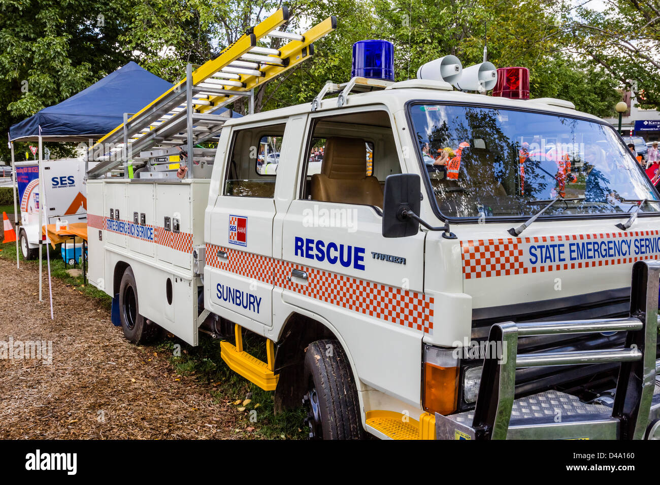 Emergency services vehicle Stock Photo