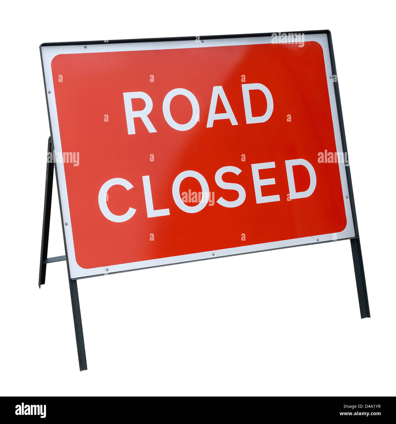 Road Closed sign Stock Photo