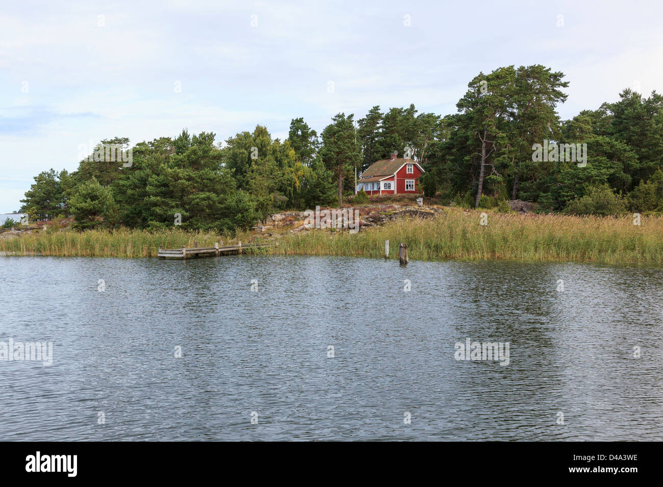 Summer house in the archipelago Stock Photo Alamy