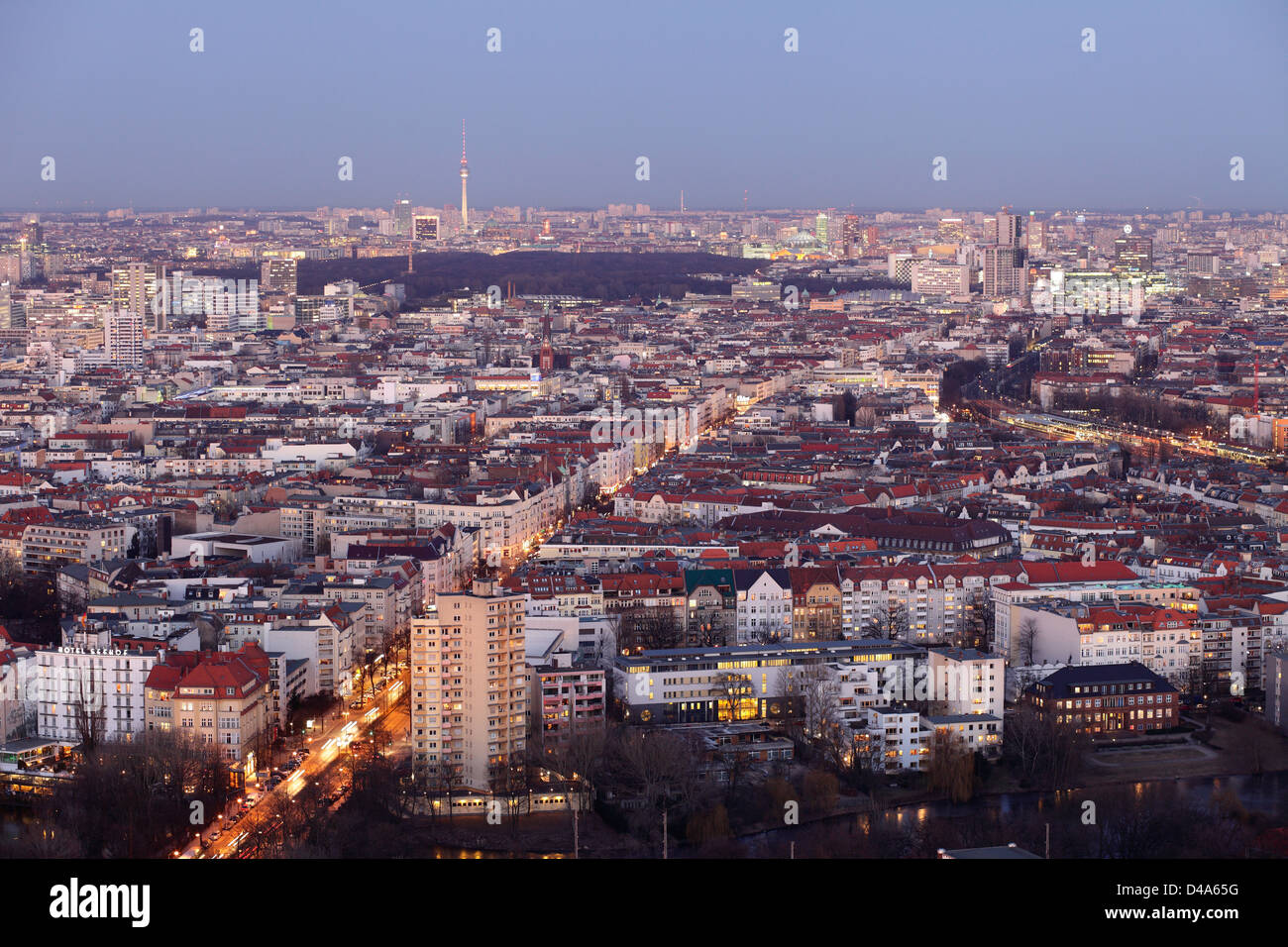Berlin, Germany, overview of the new square in Berlin-Charlottenburg