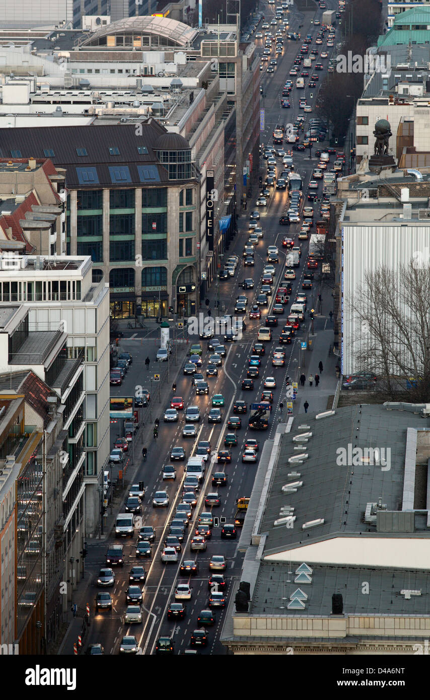 Berlin germany traffic congestion in hires stock photography and