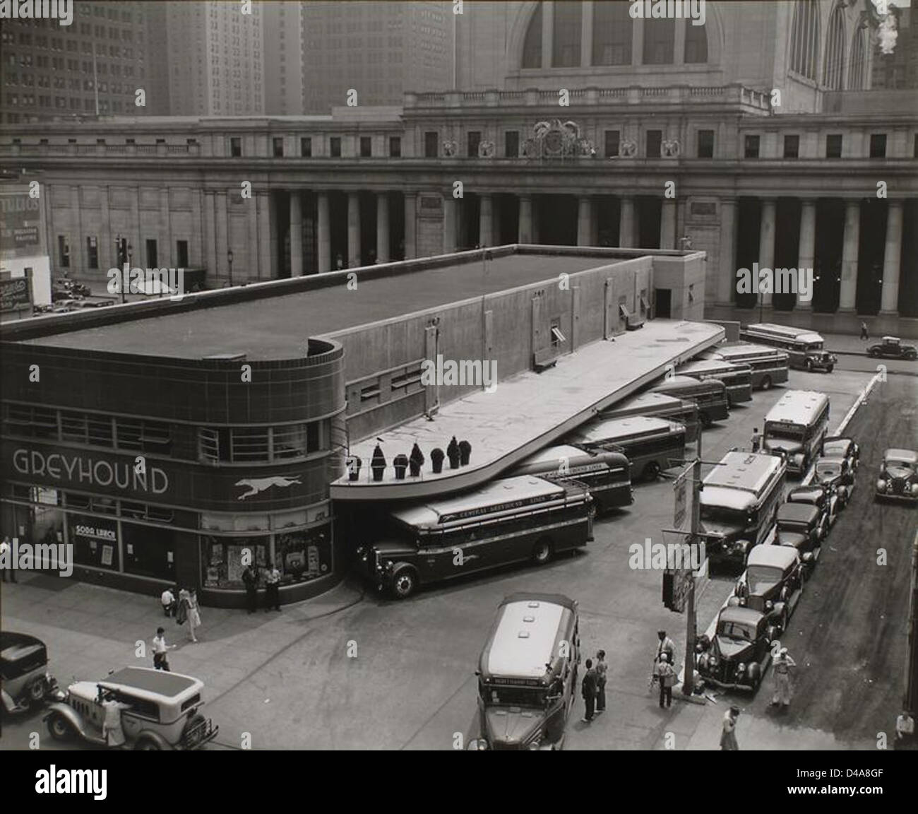 Greyhound bus terminal hi res stock photography and images alamy