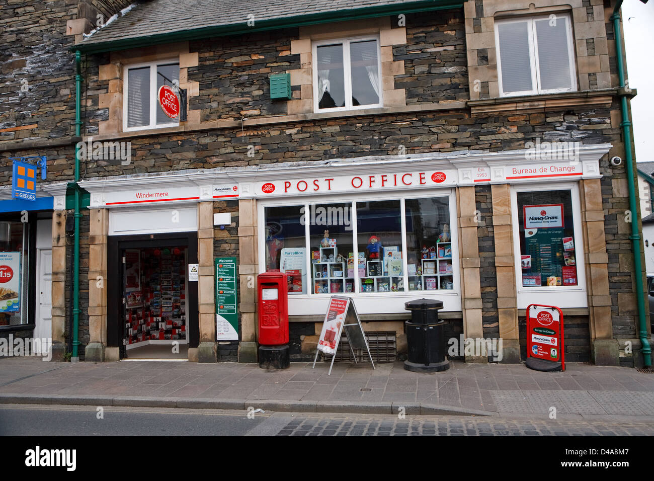 The Post Office in Windermere town centre Stock Photo
