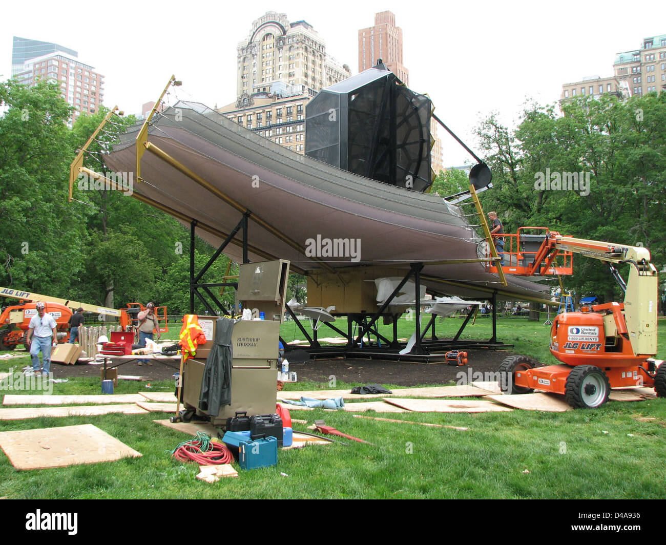 Construction of the James b Space Telescope Fullscale Model in