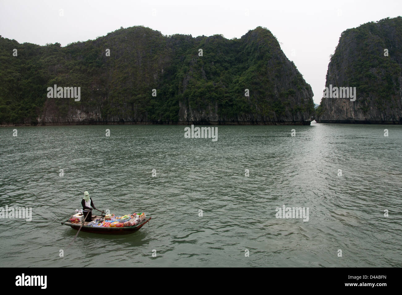 Halong Bay in Vietnam, Asia Stock Photo