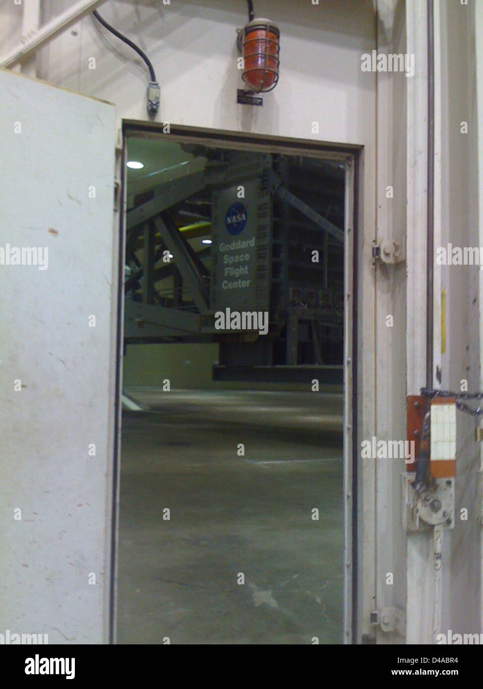 The ISIM (Integrated Science Instrument Module) structure is tested on ...