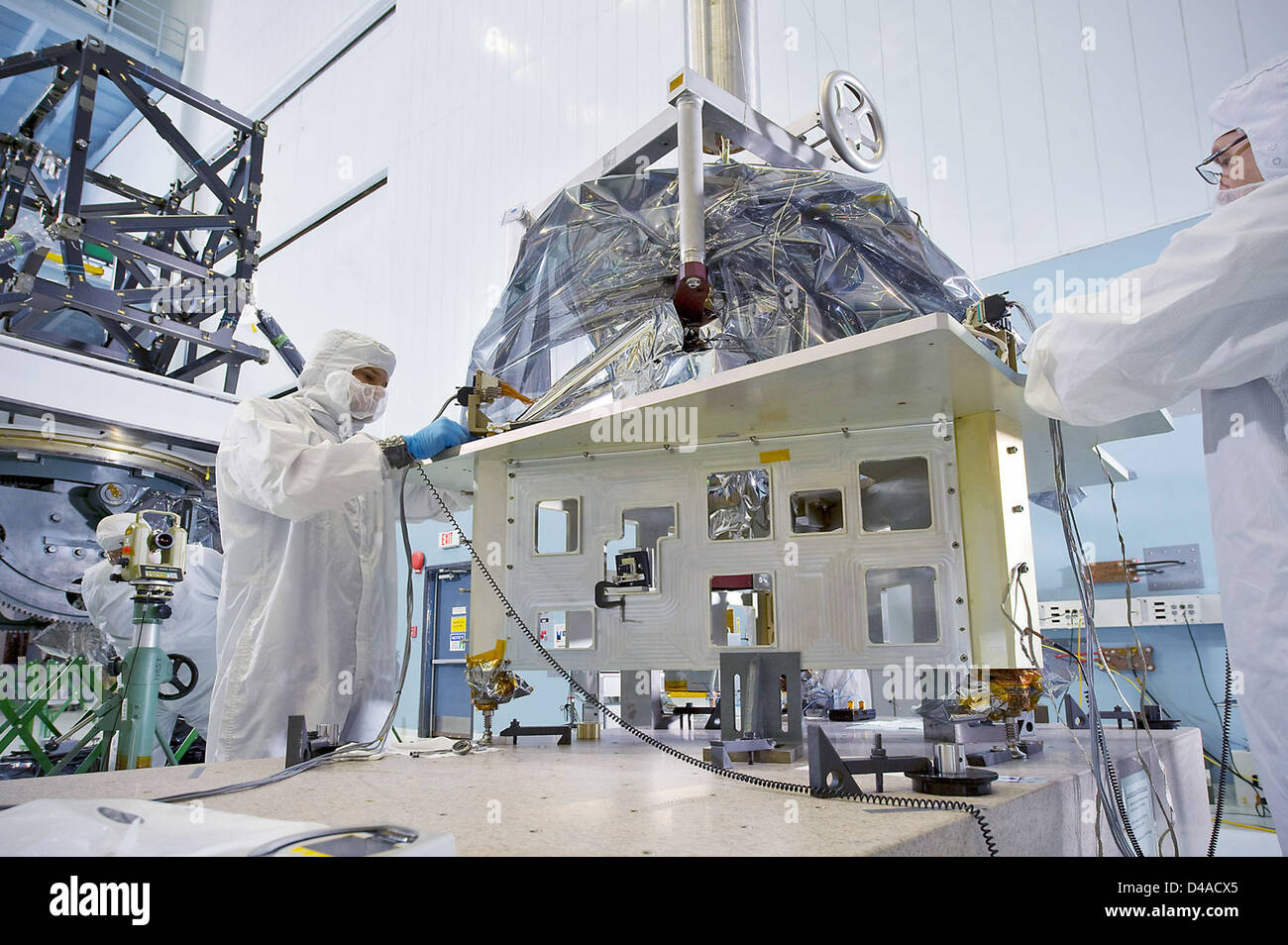 NASA's James Webb MIRI Gets a Lift Stock Photo