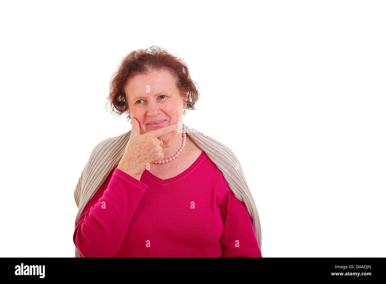 Happy beautiful portrait senior hi-res stock photography and images - Alamy