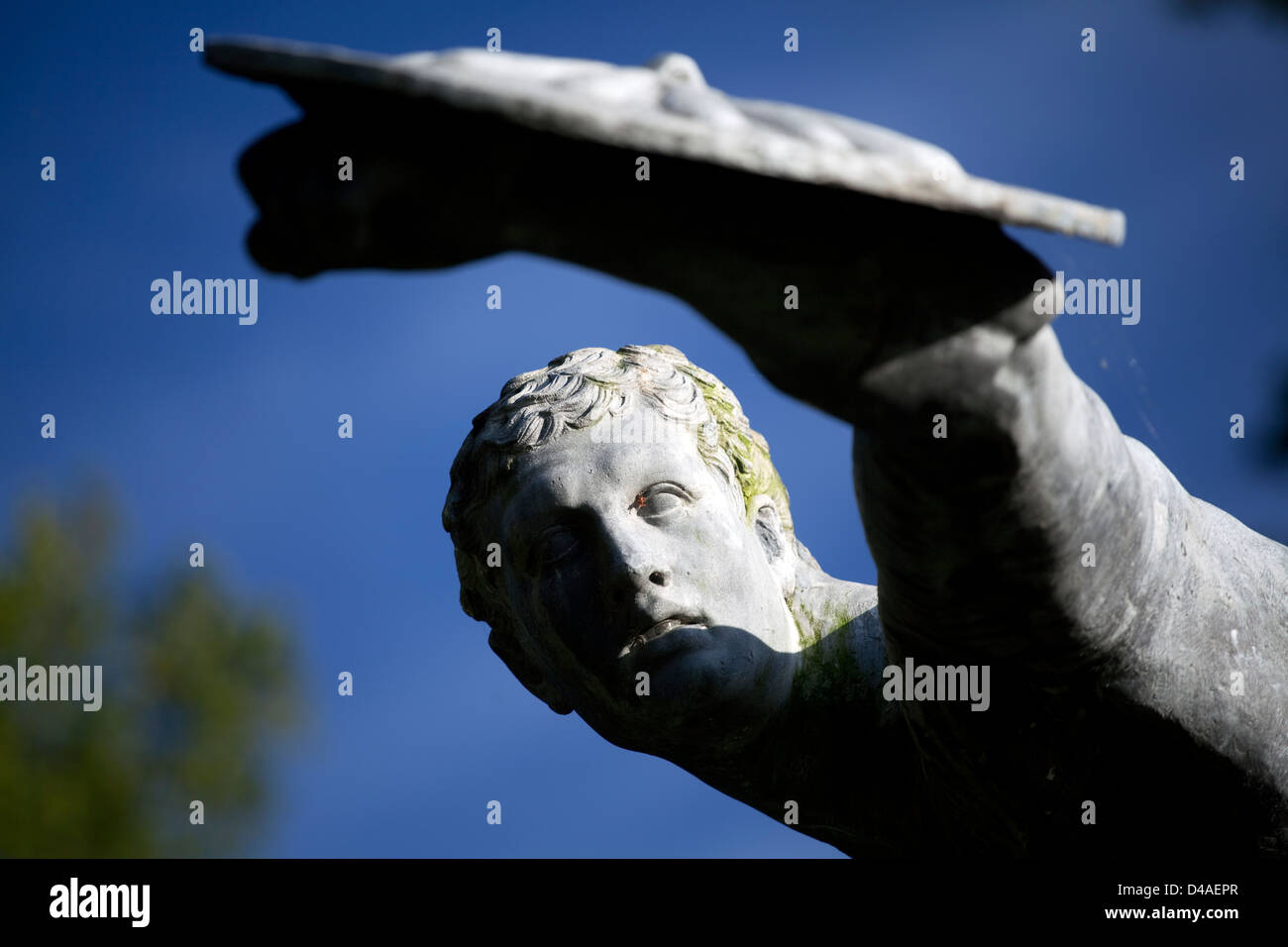 Borghese Gladiator Statue,Castle Howard,North Yorkshire Stock Photo