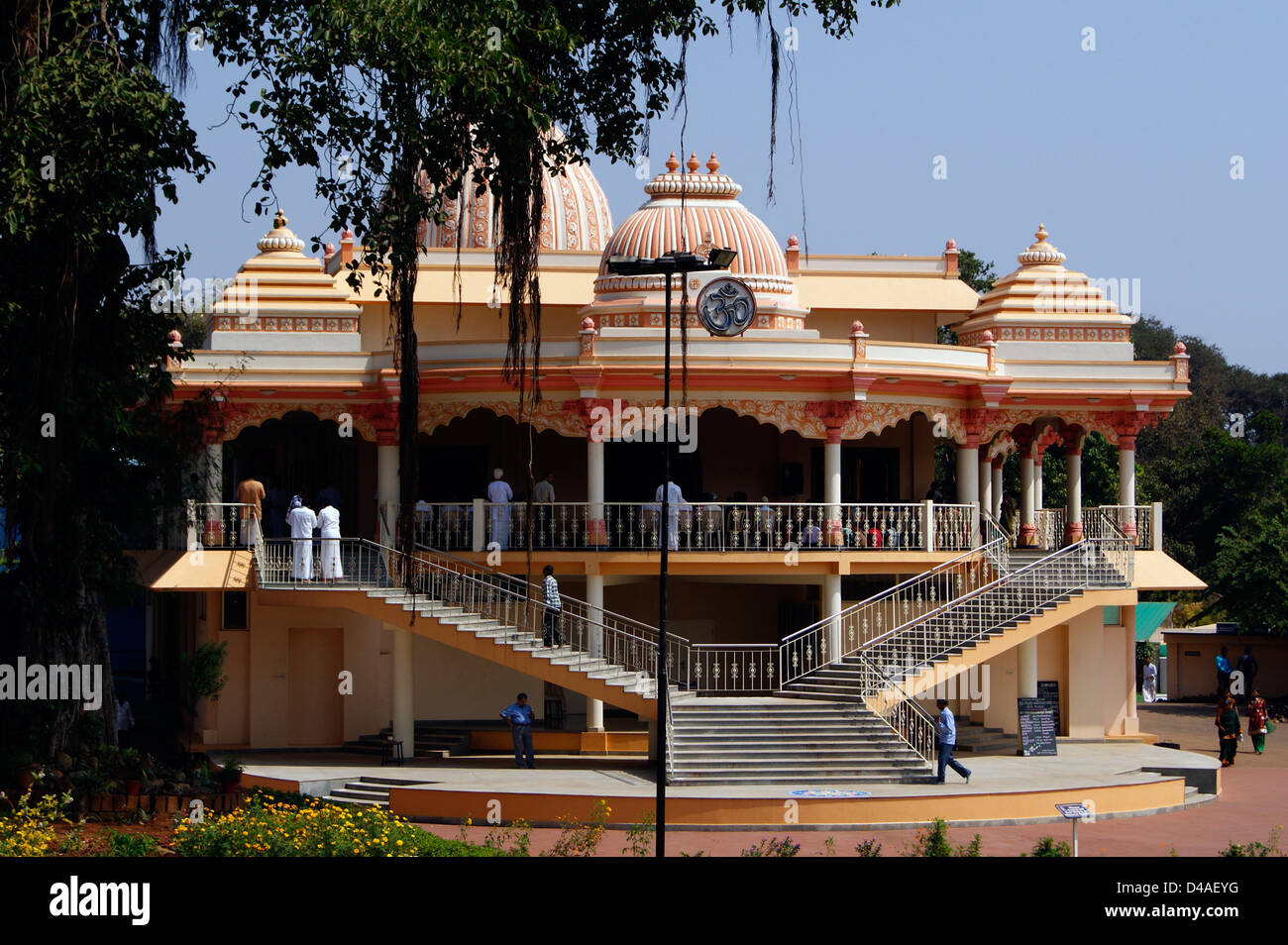 Ramakrishna Mission Ashram Mandir at Belgaum , Karnataka State of India Stock Photo