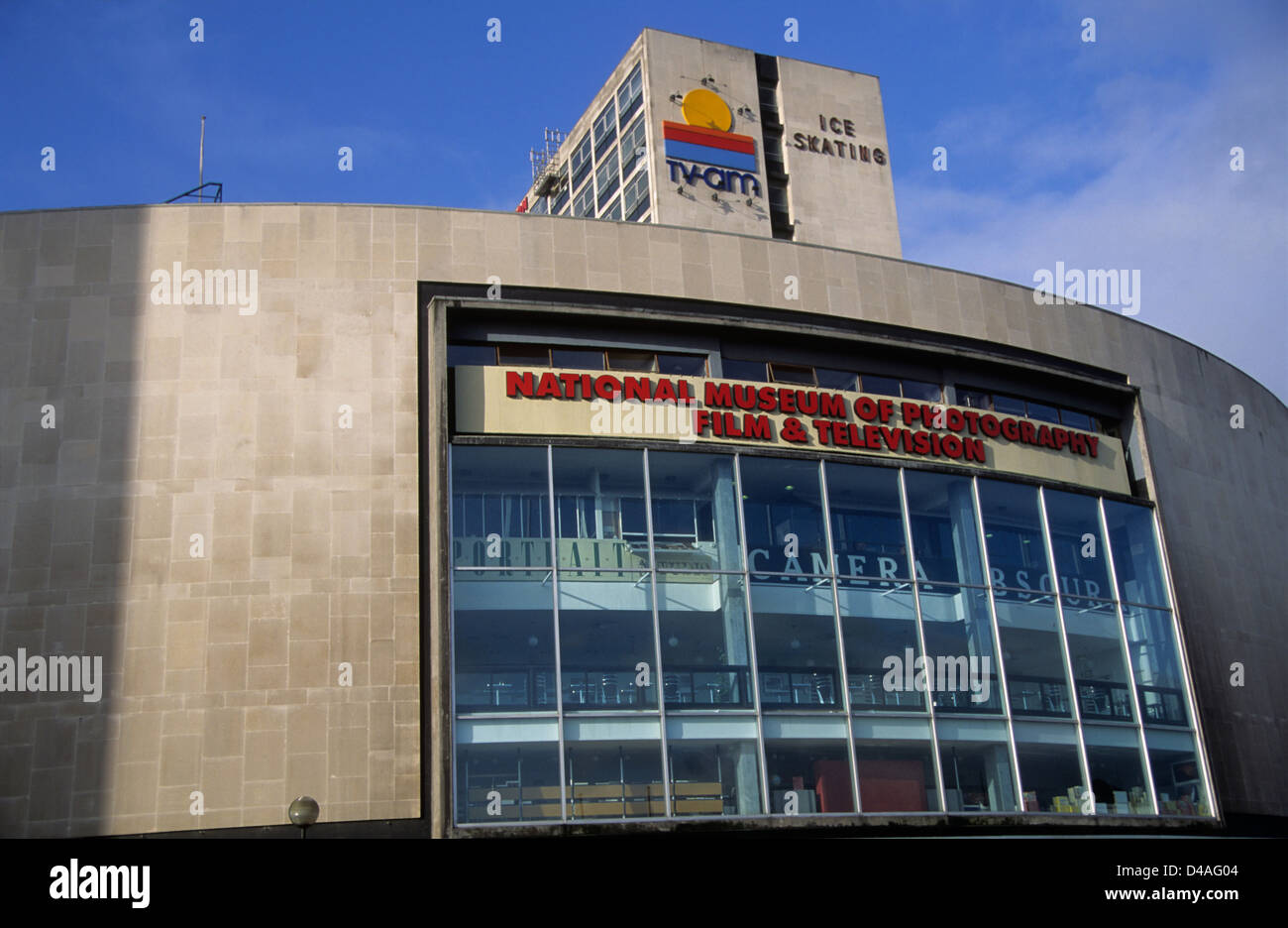 UK, West Yorkshire, Bradford, National Museum of Photography, Film and Television. Stock Photo
