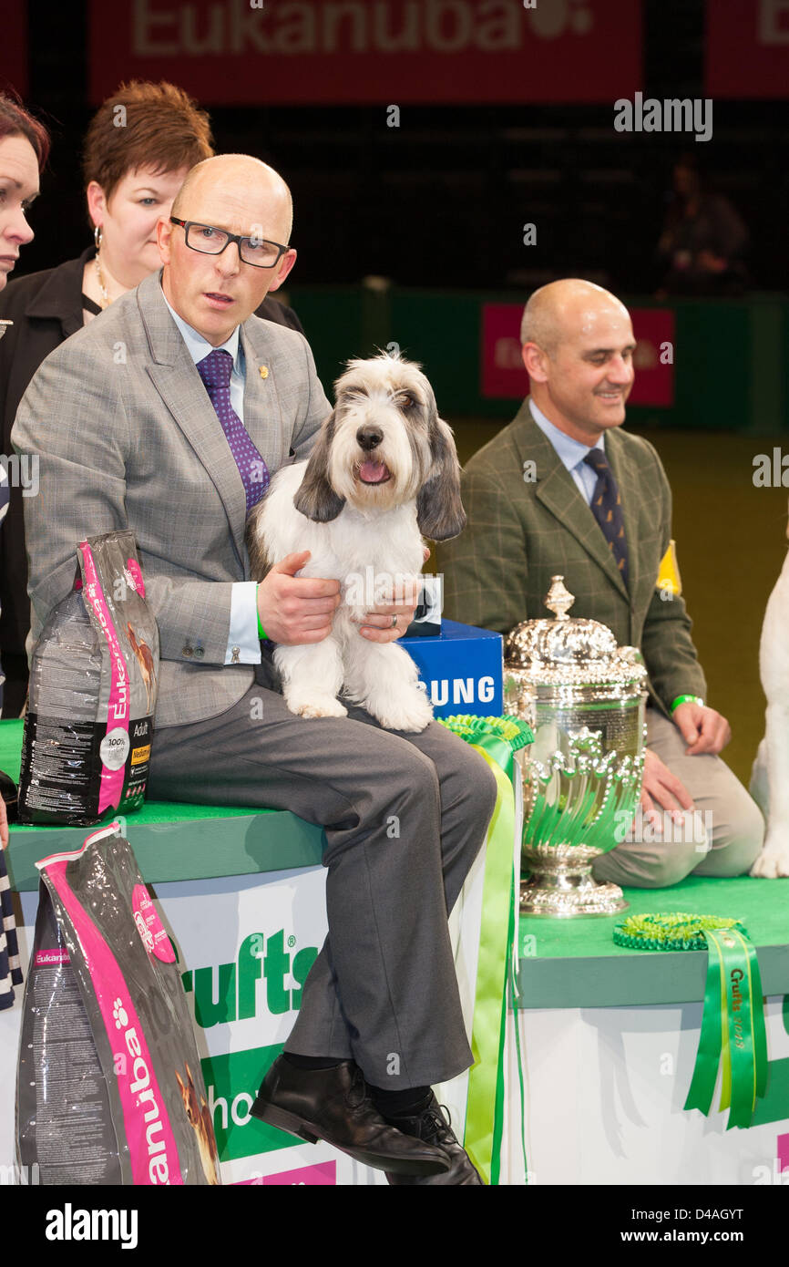 Birmingham, UK. 10th March 2013. Crufts international dog show held at the National Exhibition Centre, Birmingham on 10 March 2013. Crufts is the worlds premier  dog show. Credit:  Paul Hastie / Alamy Live News Stock Photo