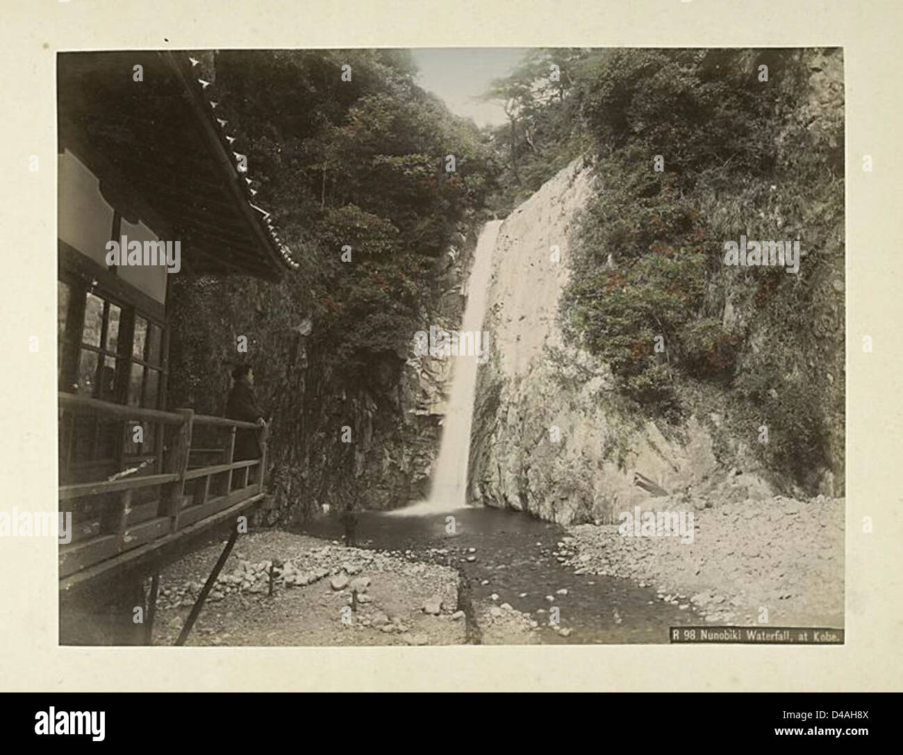 Nunobiki Waterfall, at Kobe Stock Photo