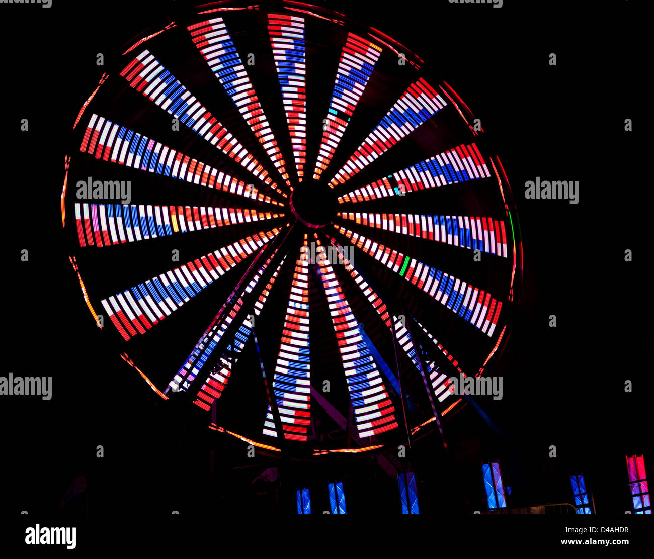 Air France ferris wheel,Montréal en lumière Stock Photo