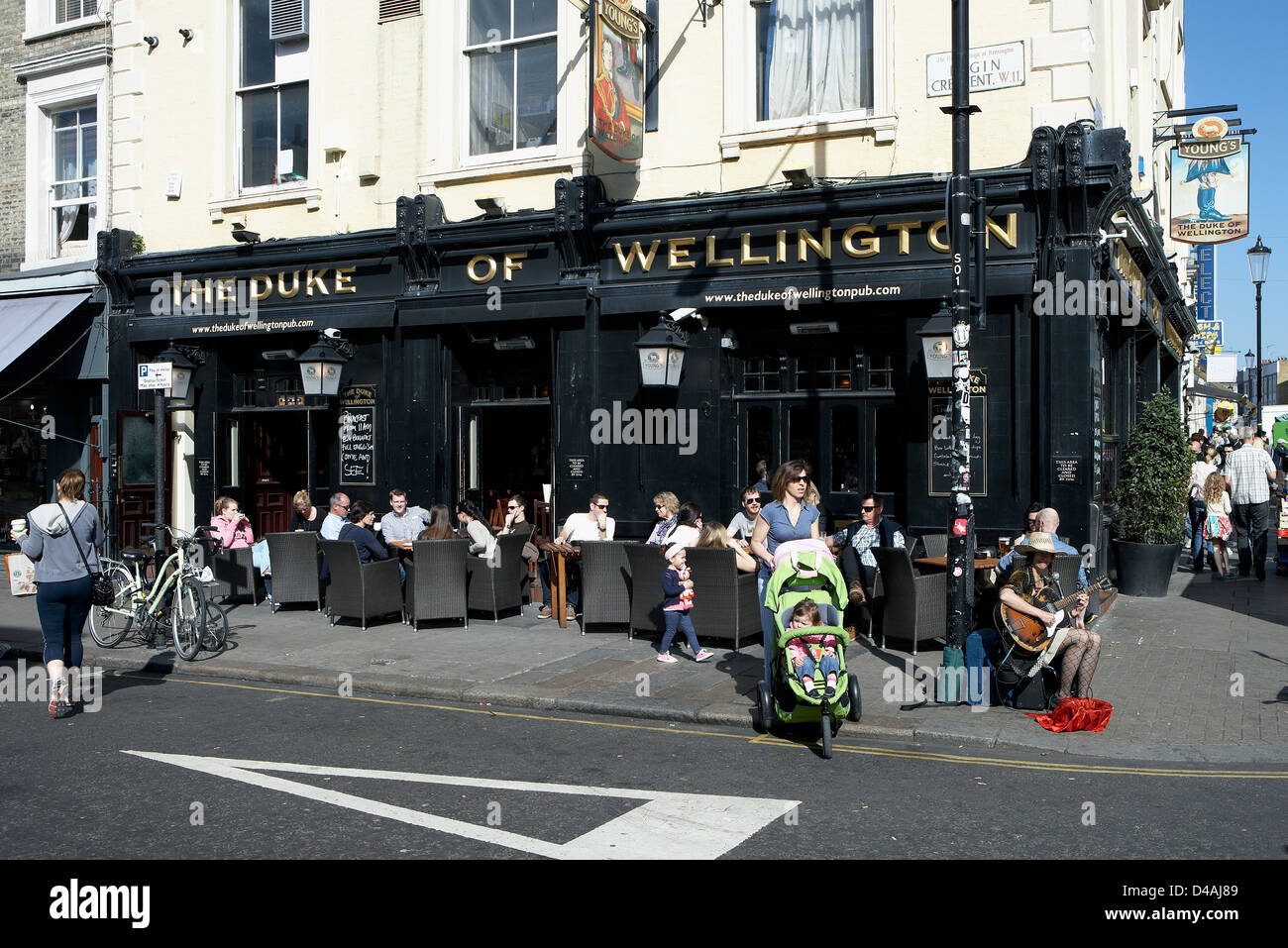 London, United Kingdom, Portobello Road, The Duke of Wellington ...