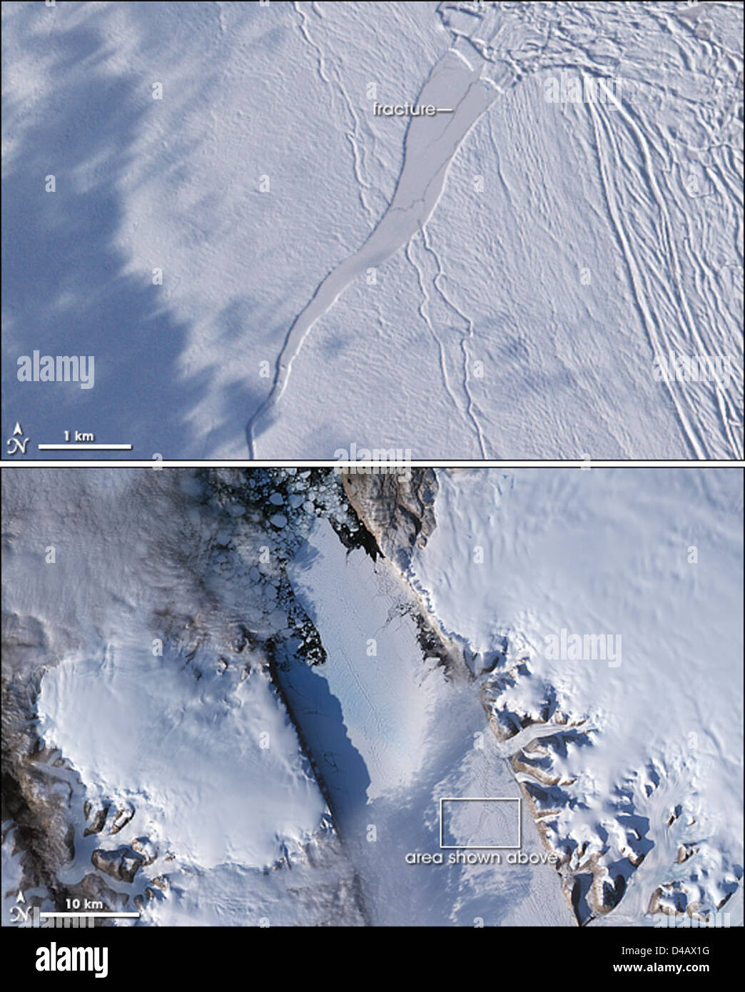 Greenland satellite imagery hi-res stock photography and images - Alamy