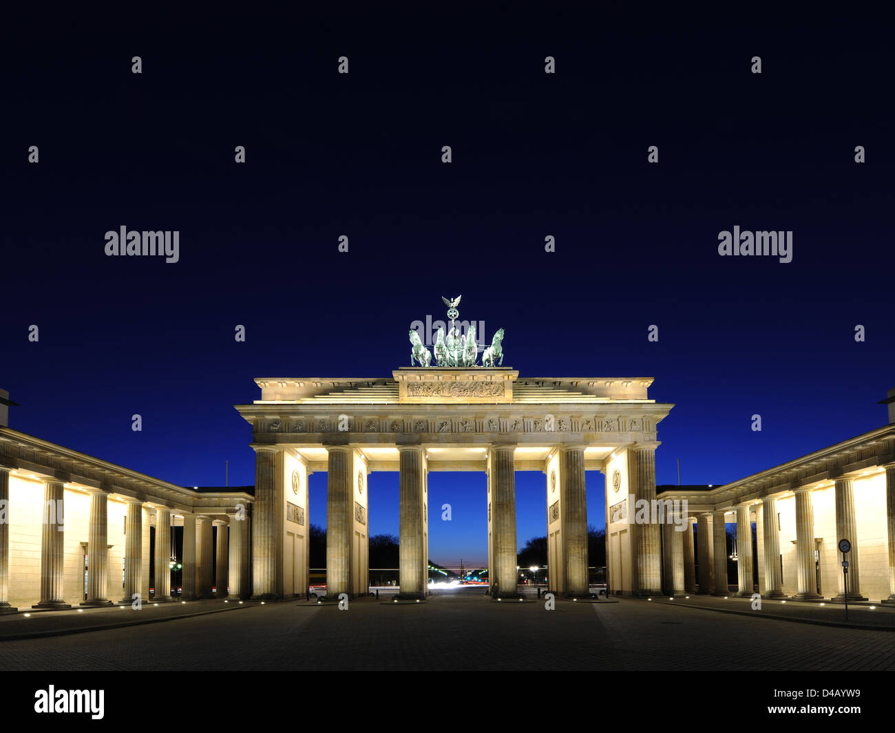 Brandenburger Tor on twilight Stock Photo