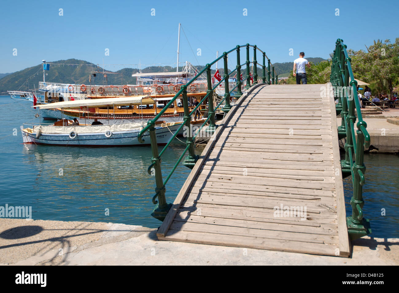 Harbour, Marmaris, Muğla Province, Turkey Stock Photo