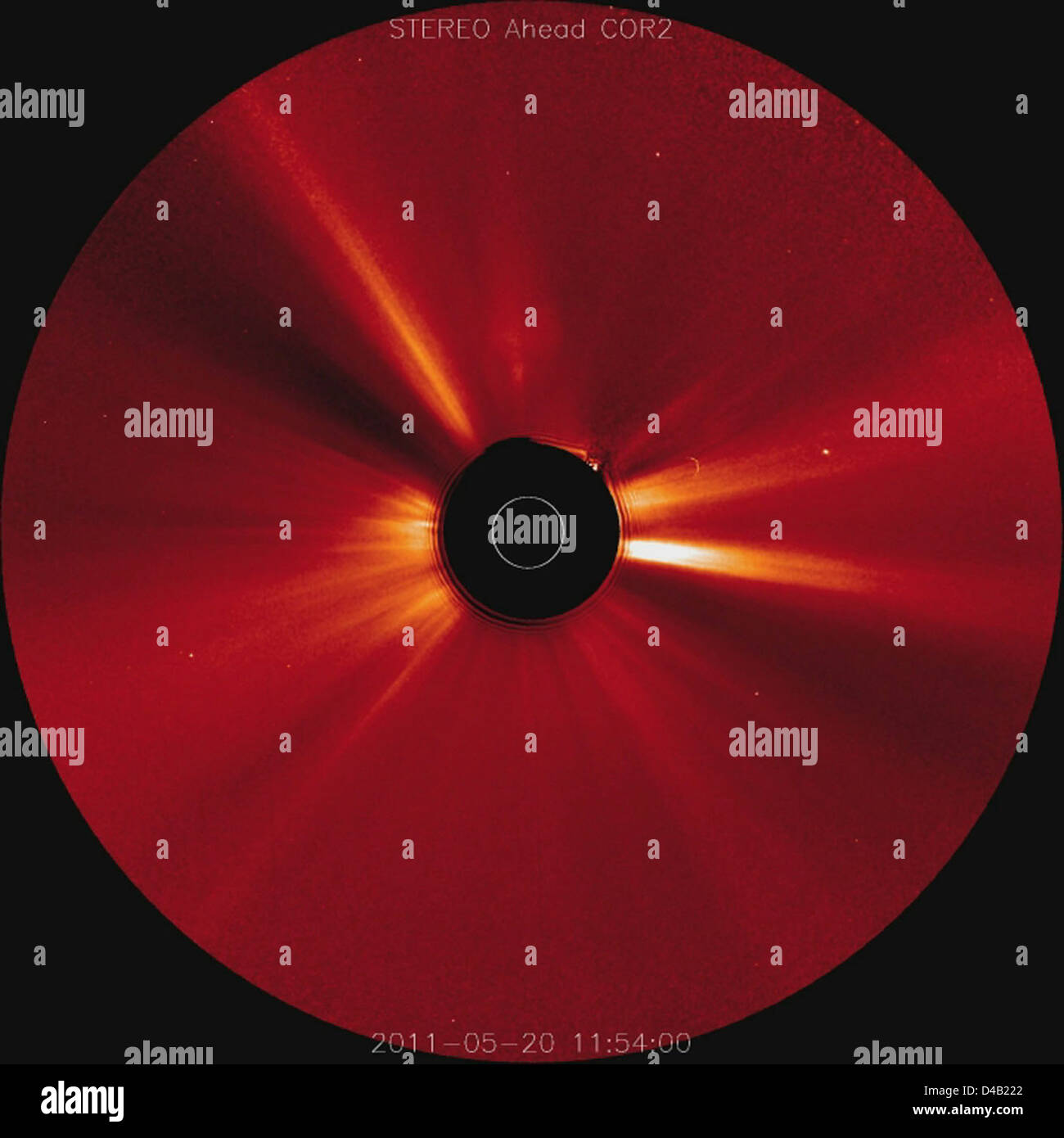 A Coronal Mass Ejection observed by NASA satellites shows solar ...