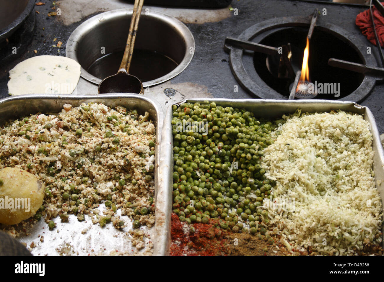 View of Ingredients. Stock Photo