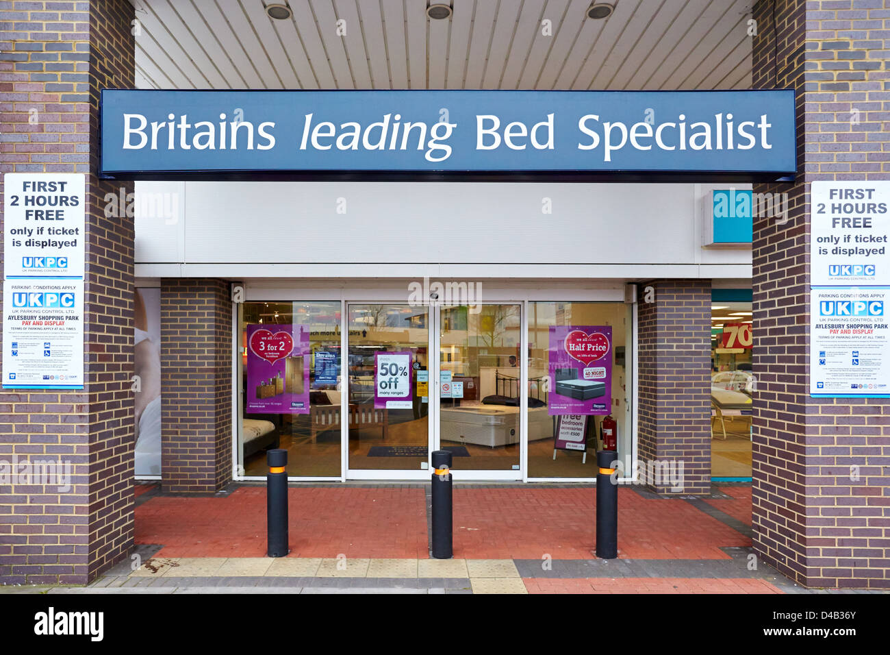General View Of A Dreams Store In Aylesbury Buckinghamshire