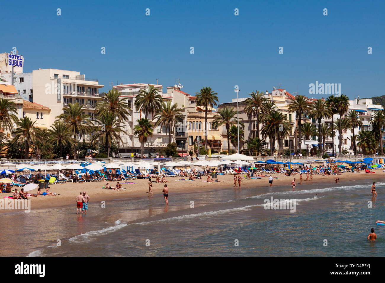 [Costa Dorada] Sitges - Spain Stock Photo